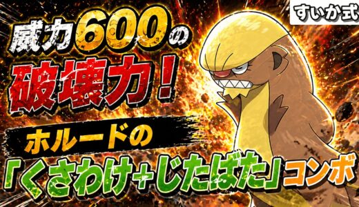 【威力600のロマン】ちからもち＋じたばた連発！ホルードの超火力がヤバすぎる【ポケモンチャンピオンズ】
