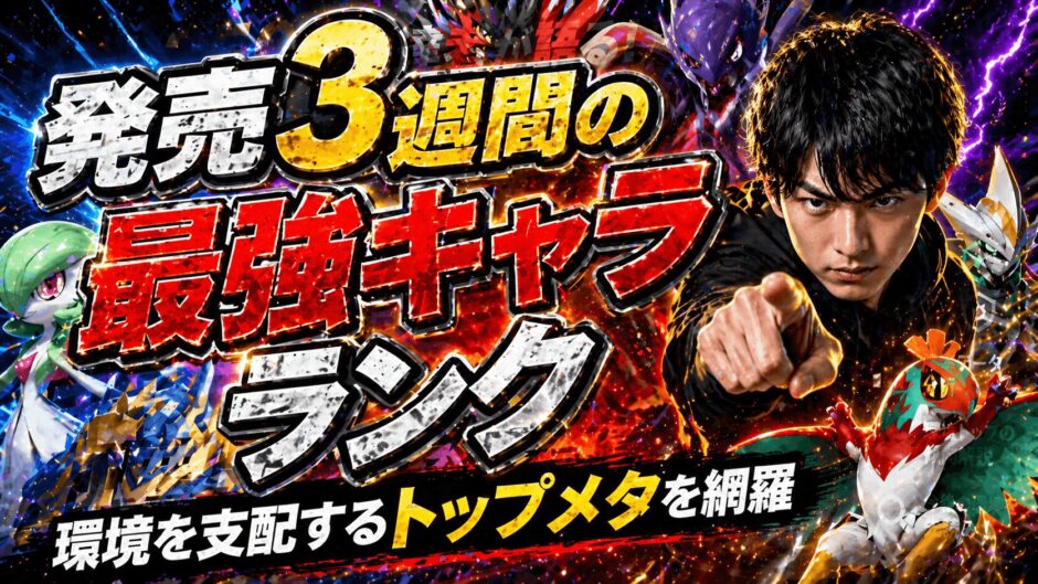 キャラランク更新｜発売3週間｜ポケモンチャンピオンズ