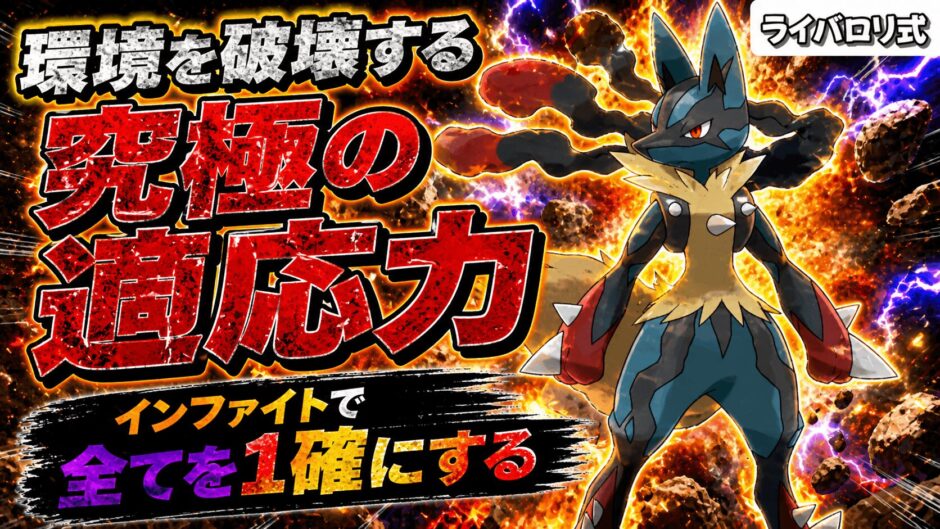メガルカリオ育成論｜ポケモンチャンピオンズ
