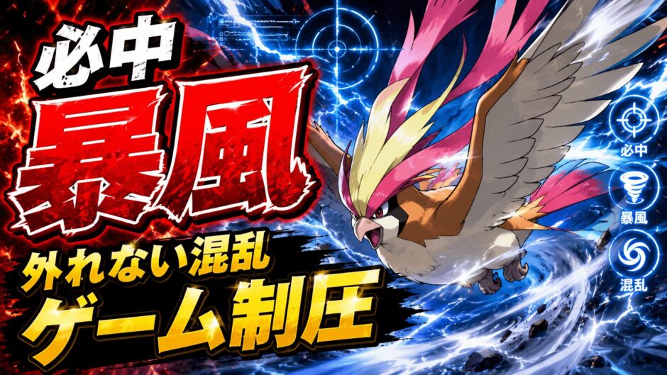 メガピジョット育成論｜ポケモンチャンピオンズ